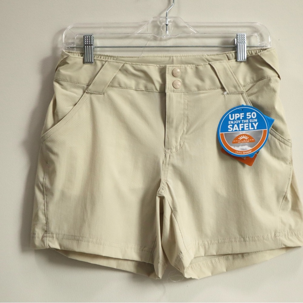 Columbia PFG UPF 50 Tan Cargo Shorts Versatile Casual‎ Wear Size 6